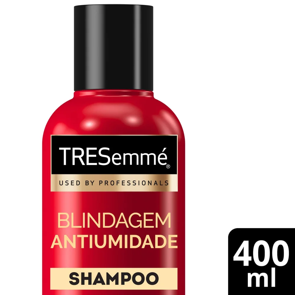 Shampoo Queratina Hidrolisada E Ácido Hialurônico Tresemmé Blindagem Antiumidade 400ml
