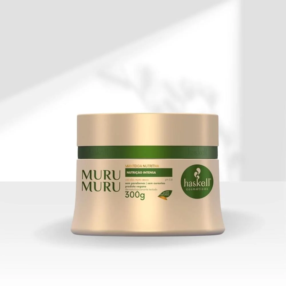 Haskell - Mascara Capilar Muru Muru Manteiga Nutritiva - 300g