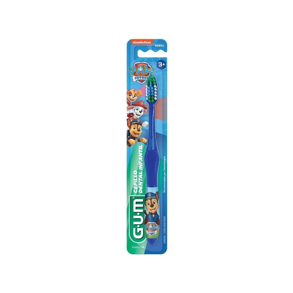 Escova Dental Infantil GUM Patrulha Canina Cerdas Macias 1 Unidade
