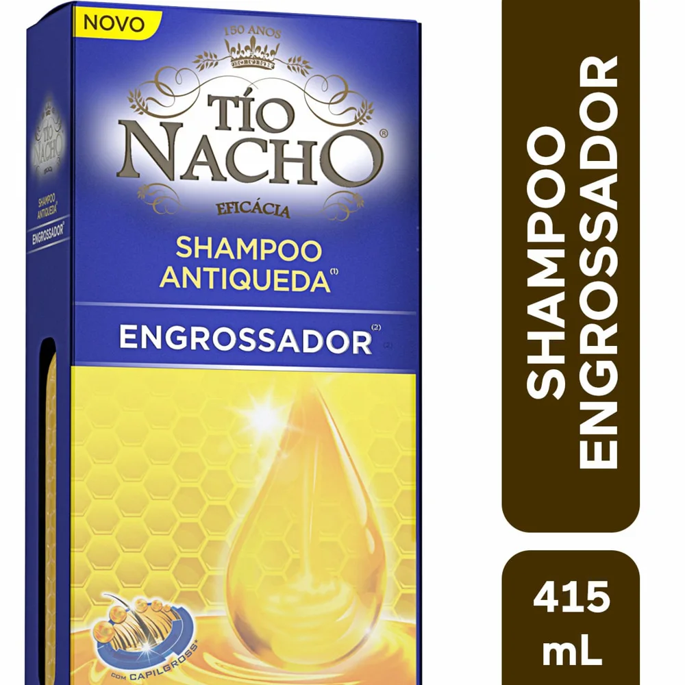 Shampoo Tío Nacho Engrossador Antiqueda Capillgross 415ml