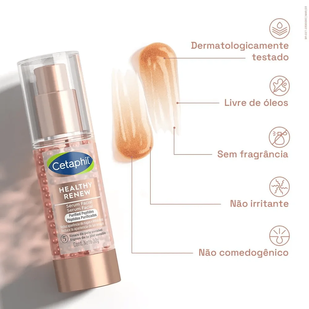 Sérum Facial Cetaphil Healthy Renew Revitalizante com Peptídeos Purificados 30ml