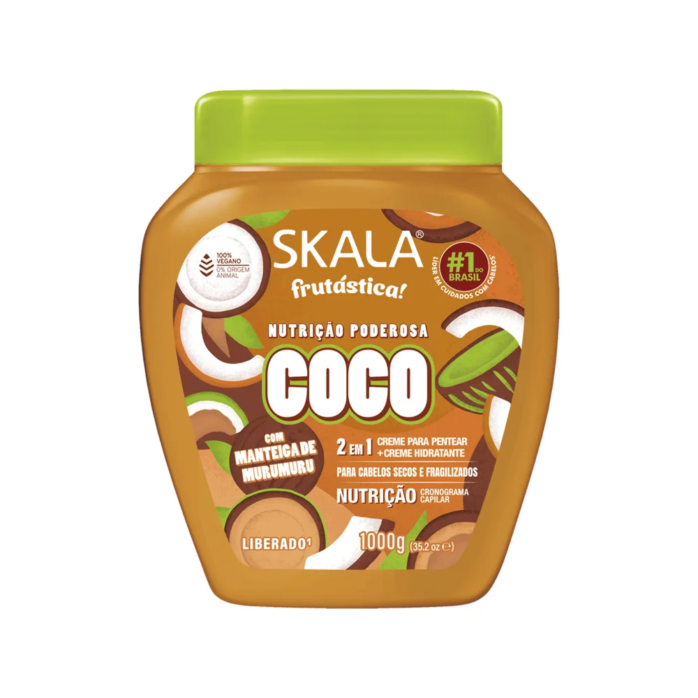 Creme de Tratamento Capilar Skala Frutástica Coco 2 em 1 1Kg