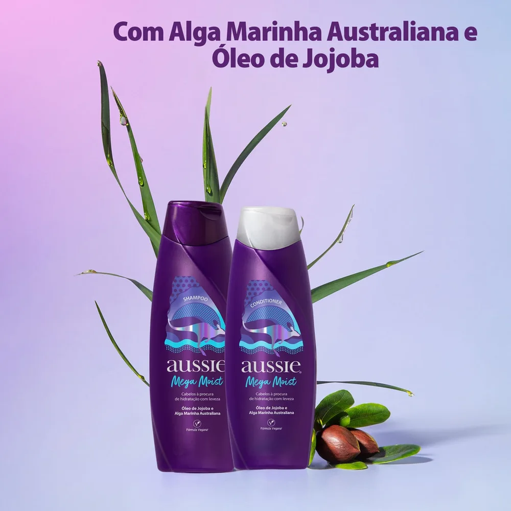 Condicionador Aussie Mega Moist 360ml