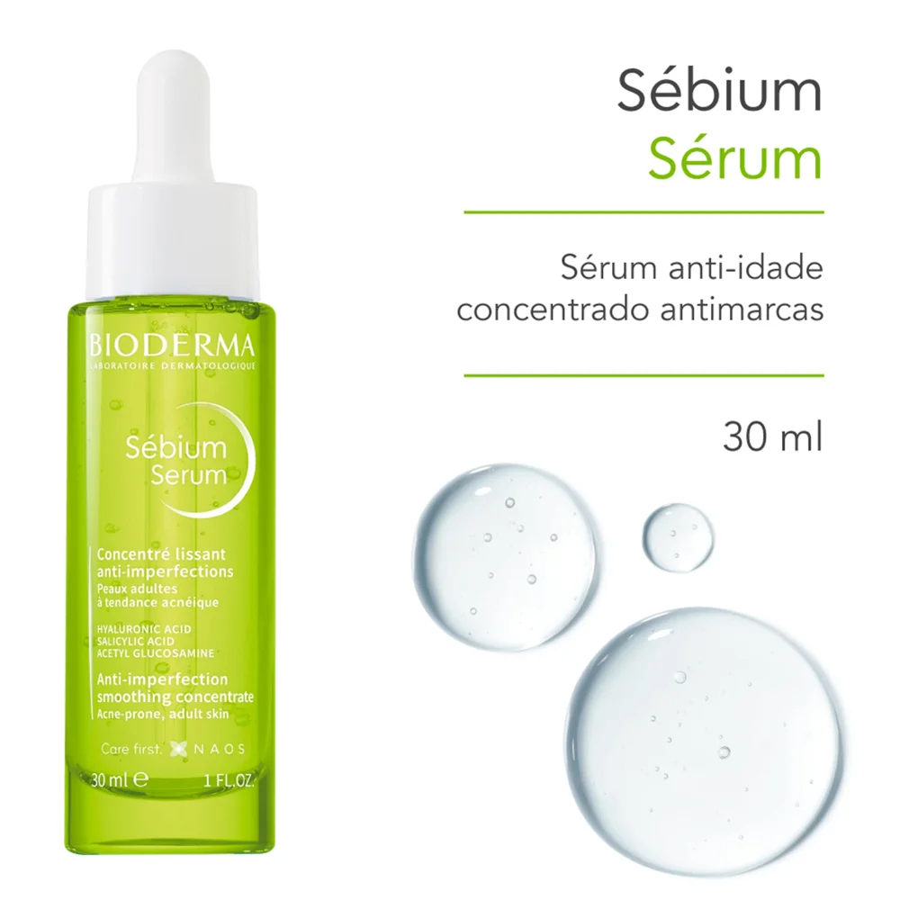 Sérum Bioderma Sébium Concentrado Anti-idade e Anti-marcas 30ml
