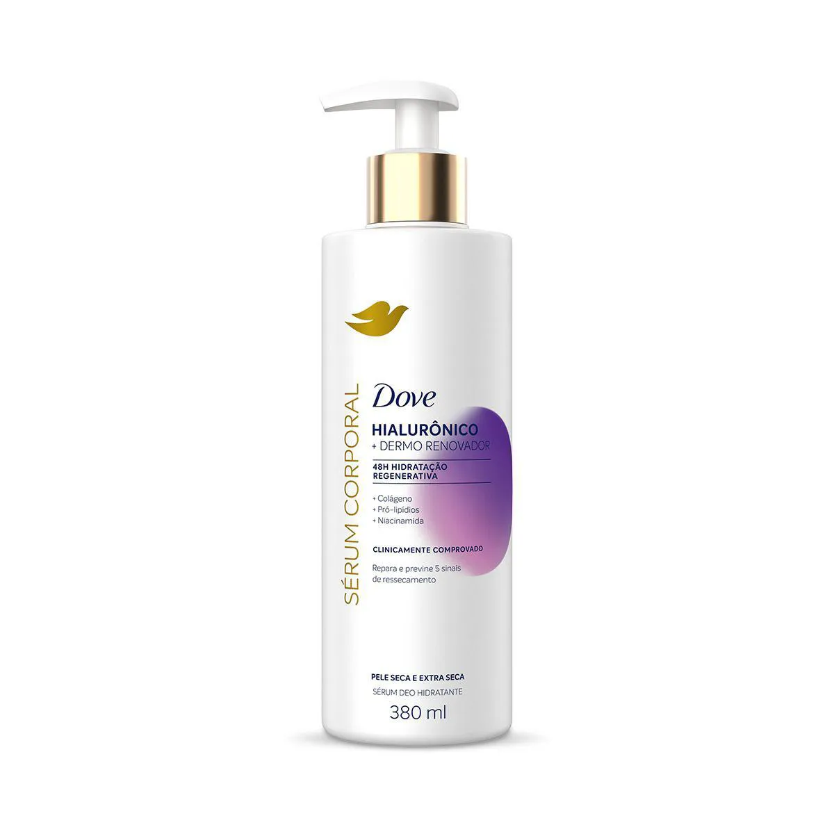 Dove Sérum Corporal Hialurônico Dermo Renovador 380ml