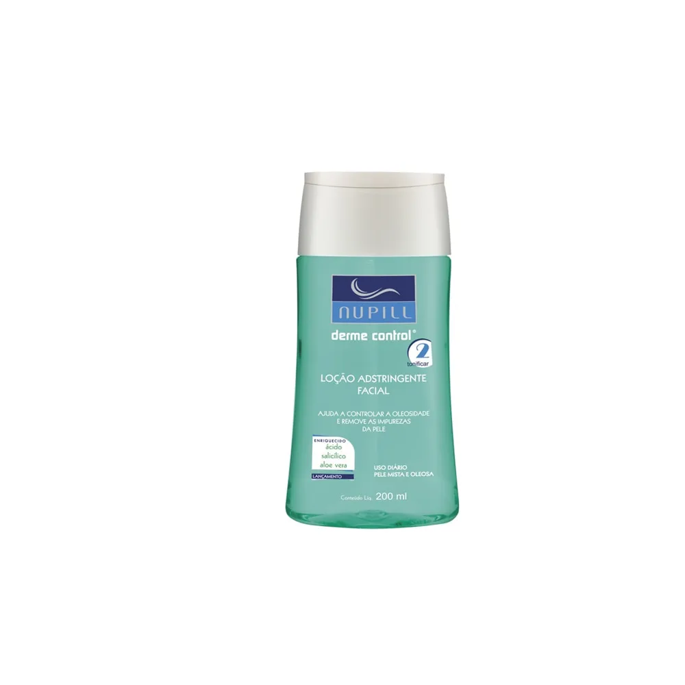 Loção Facial Nupill Derme Control Adstringente com Ácido Salicílico 200ml