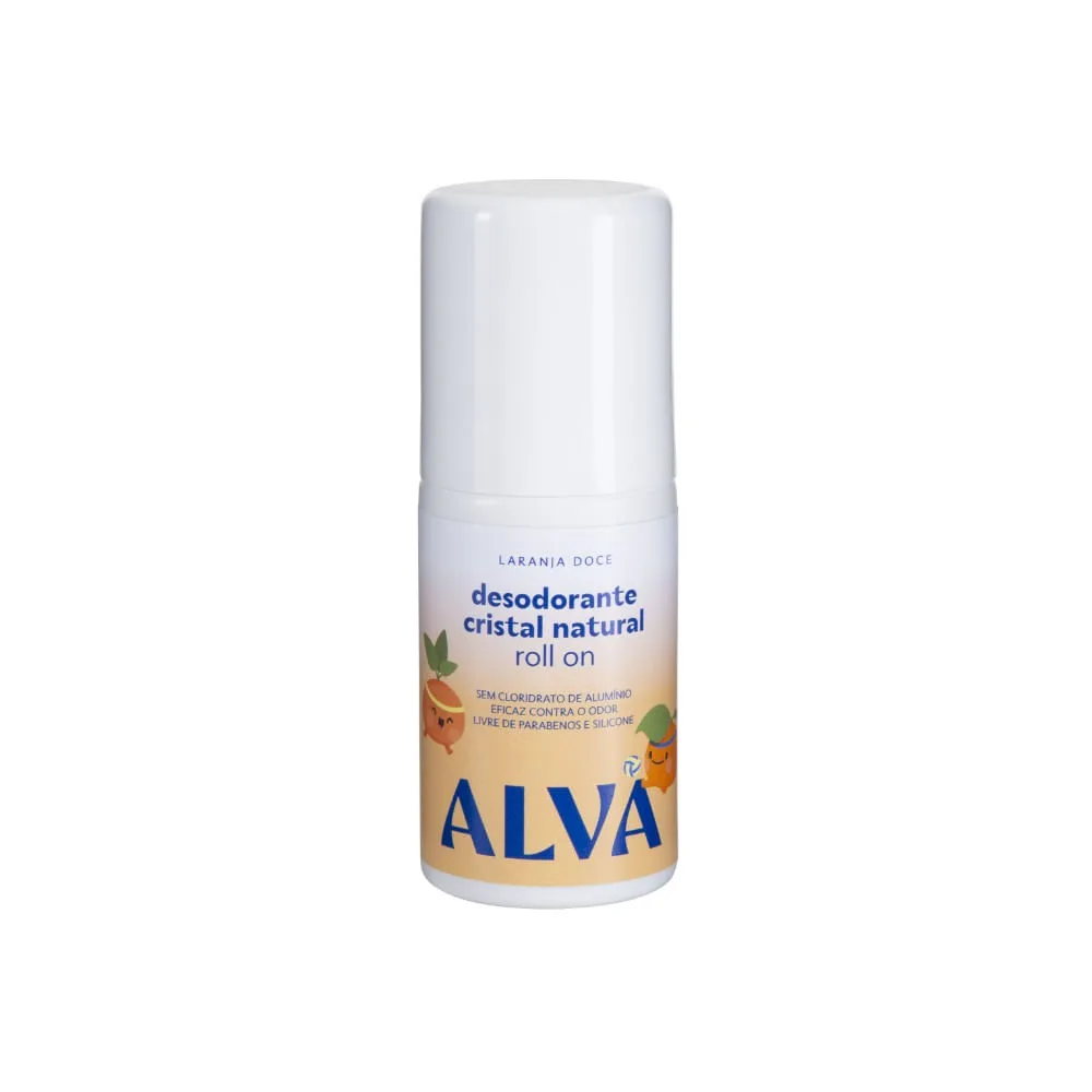 Desodorante Alva Roll On Infantil Laranja Doce 50ml