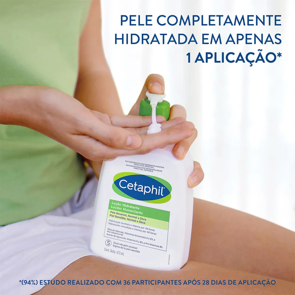 Loção Corporal e Facial Cetaphil Hidratante Peles Sensíveis 200ml