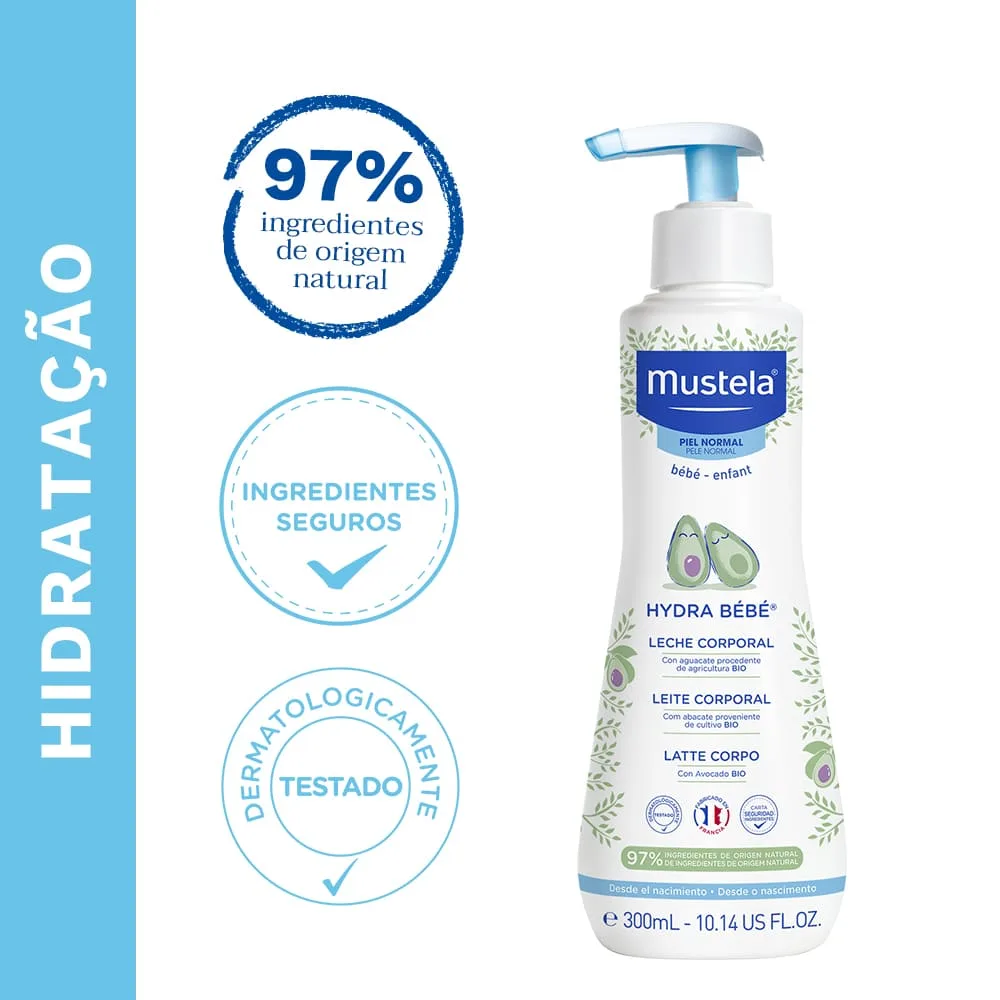 Loção Hidratante Mustela Hydra Bebê Com Abacate Orgânico 300ml