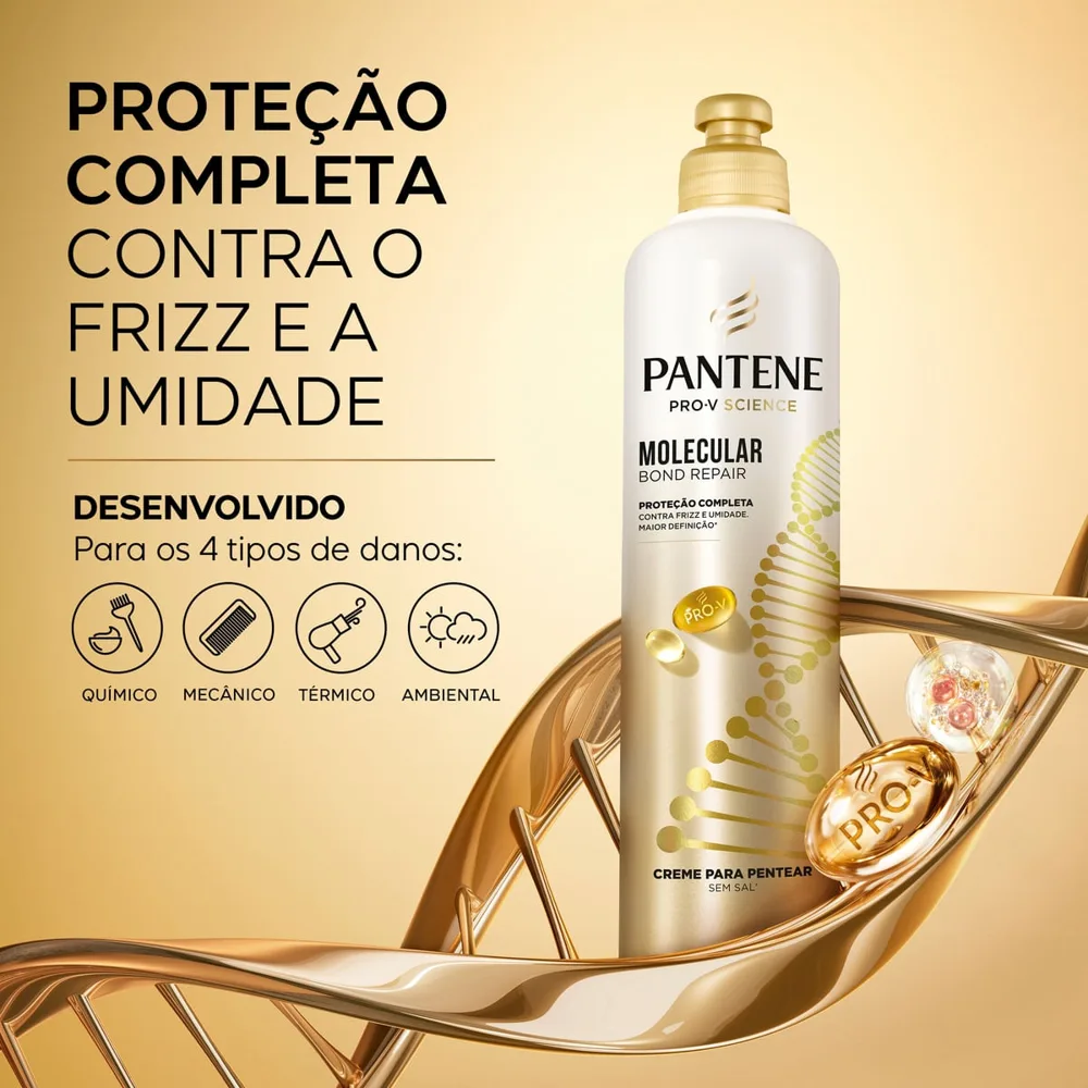 Creme De Pentear Pantene Molecular Bond Repair 240g