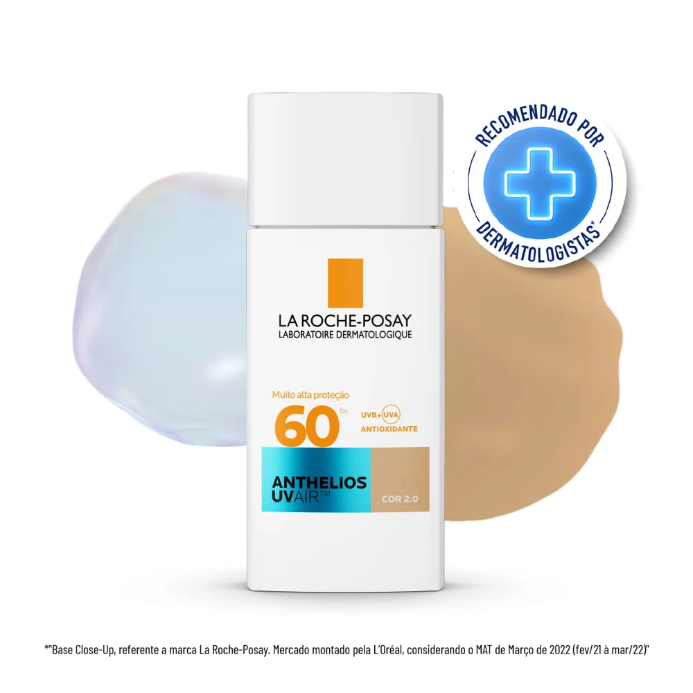 Protetor Solar Facial Anthelios UV Air Cor 2.0 Fps60 45ml