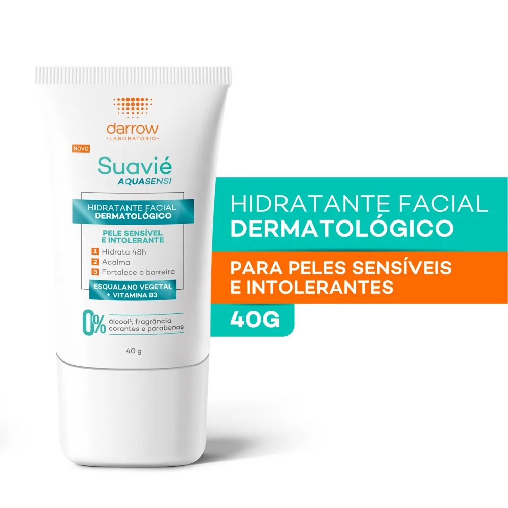 Hidratante Facial Darrow Suavié Aquasensi em Gel Peles Sensíveis 40g
