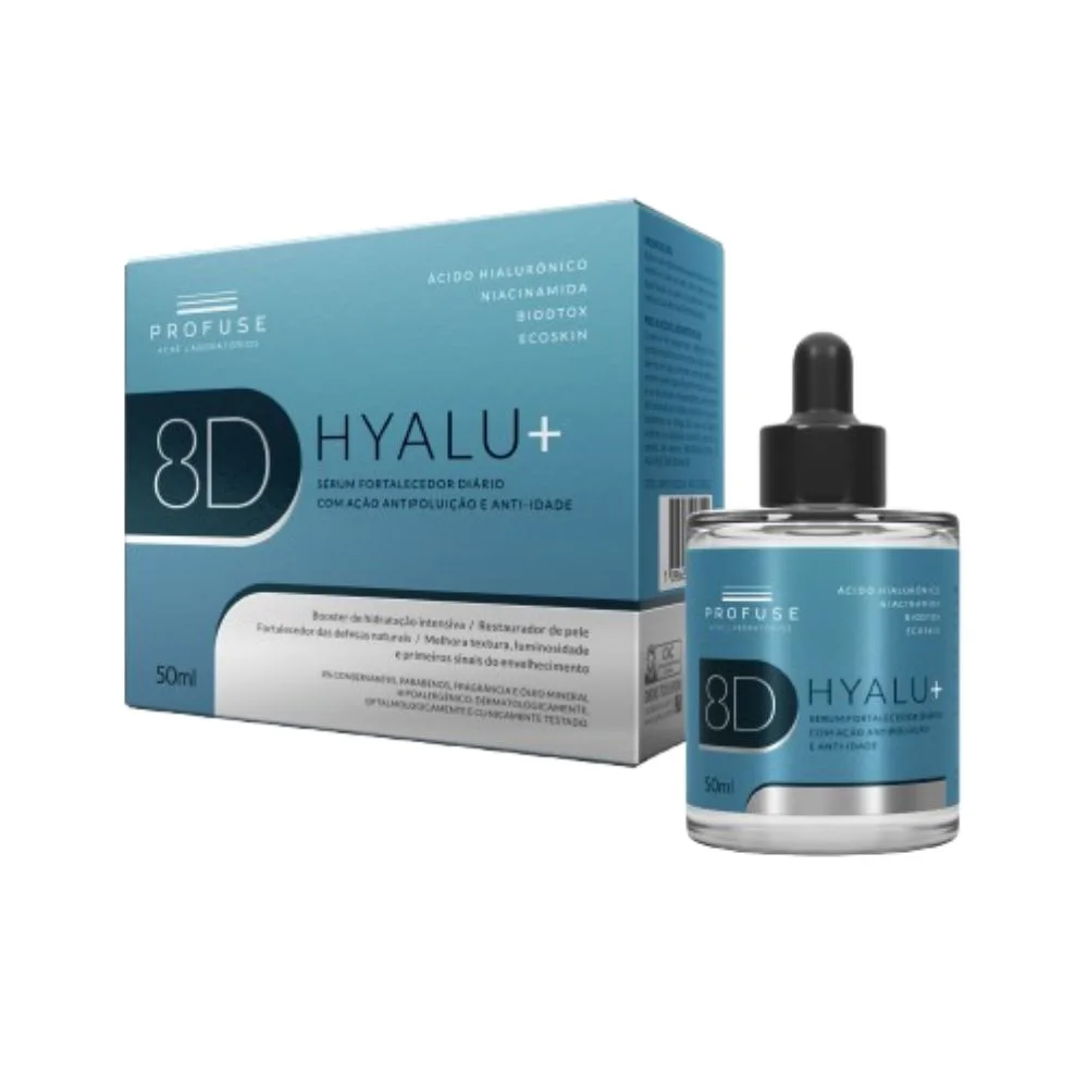 Sérum Facial  Anti-idade Profuse 8D Hyalu+ Fortalecedor 50ml
