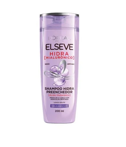 Shampoo Elseve Hidra Hialurônico Hidra Preenchedor 200ml