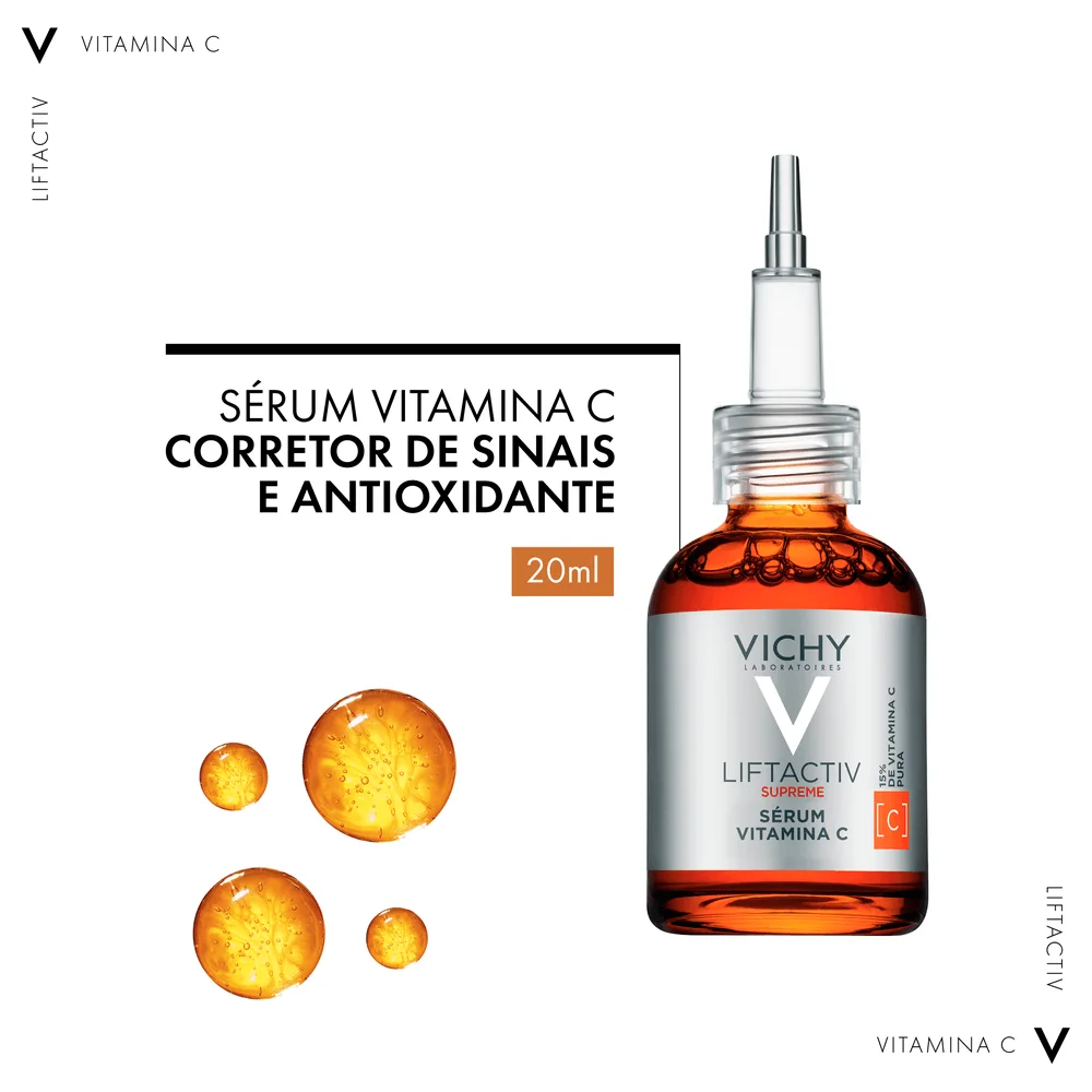 Sérum Facial Vichy Liftactiv Antioxidante com Vitamina C 20ml