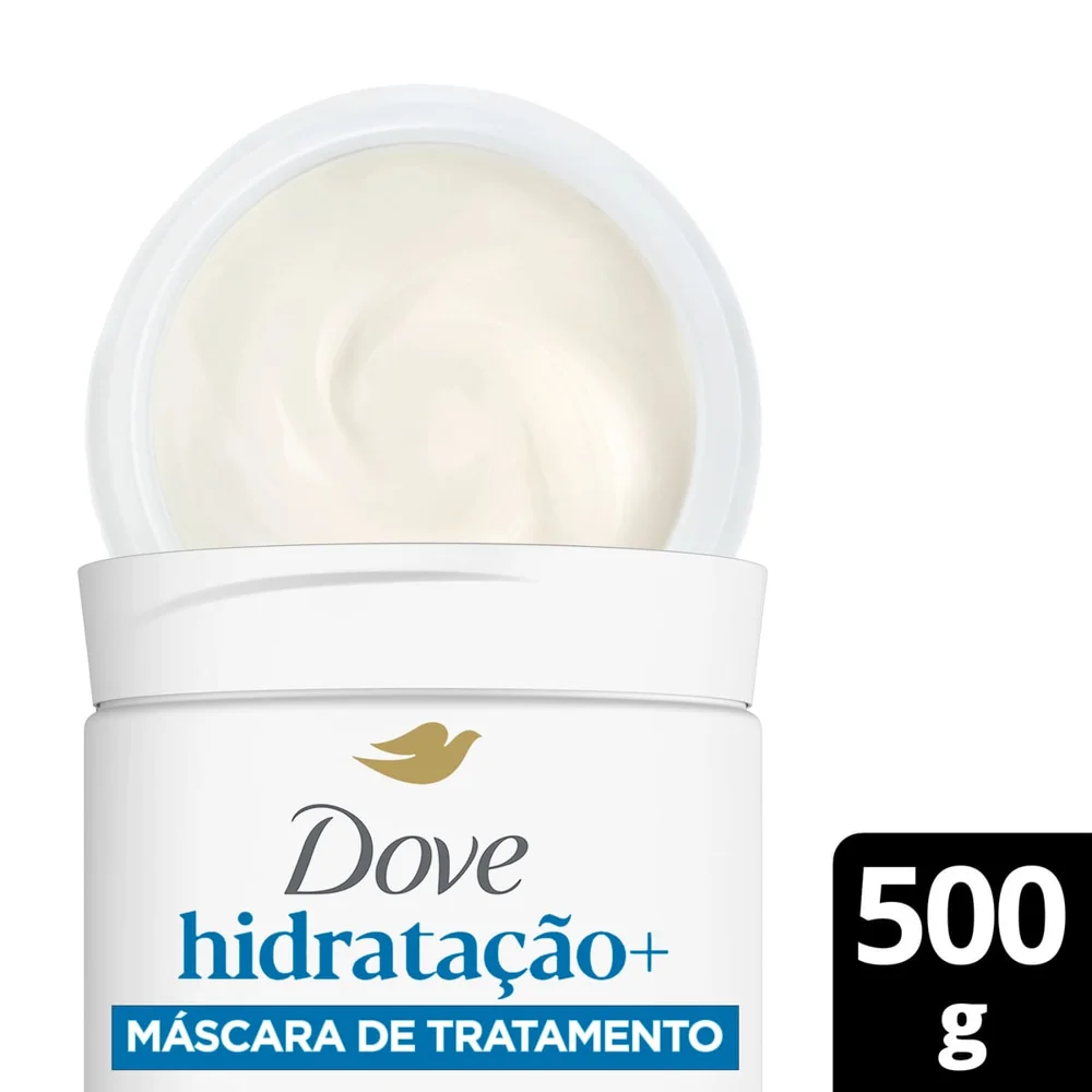 Máscara Dove 2 Em 1 Hidratação + Hialuron-Vit 500g