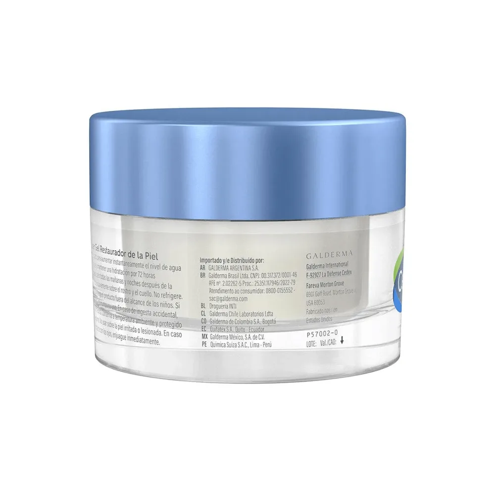 Hidratante Facial Cetaphil Optimal Hydration Water Gel Restaurador 48g