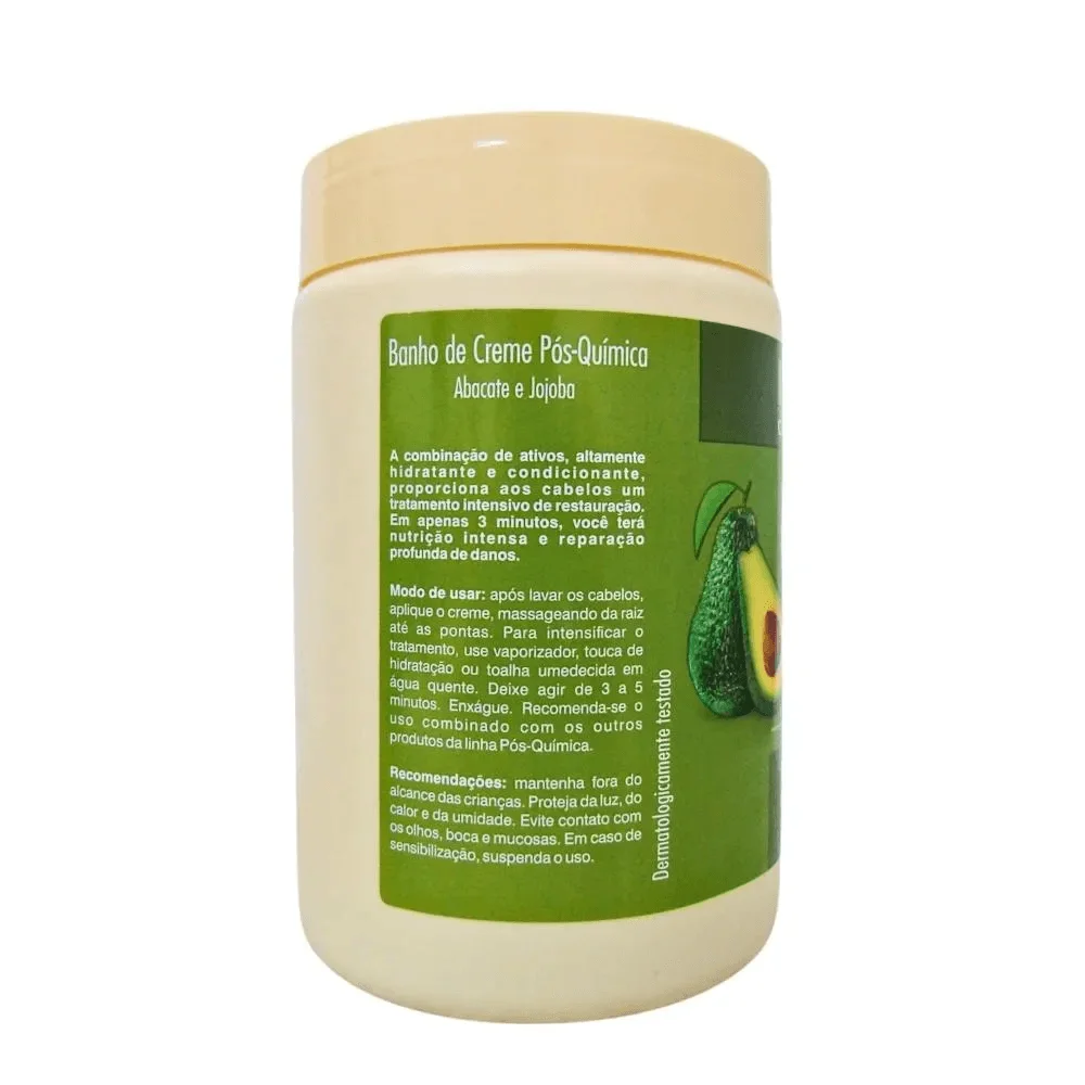 Creme de Tratamento Capilar Bio Extratus Pós-Química Abacate e Jojoba 1Kg
