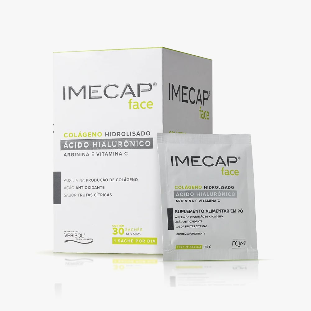 Kit Imecap Face Colágeno em Sachê 3 Unidades