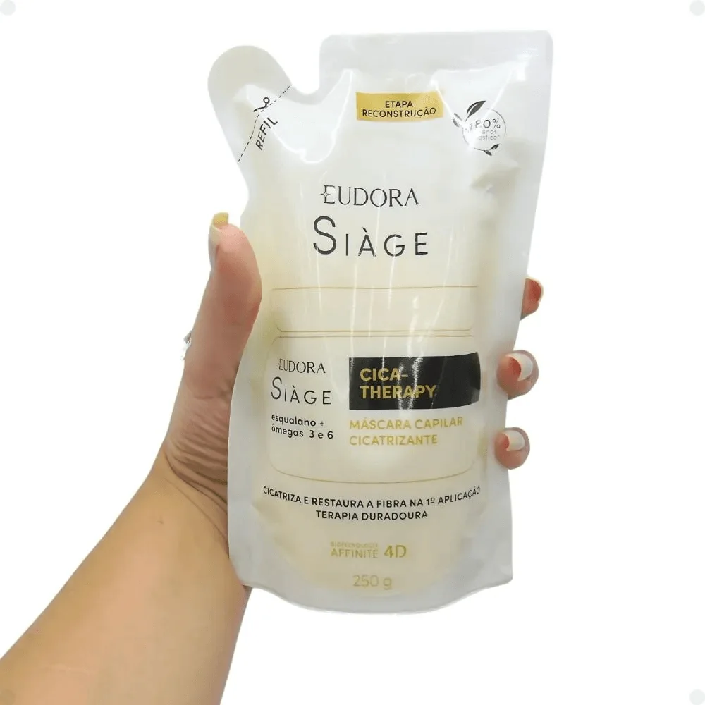 Máscara Capilar Eudora Siàge Cica-Therapy Cicatrizante Refil 250g