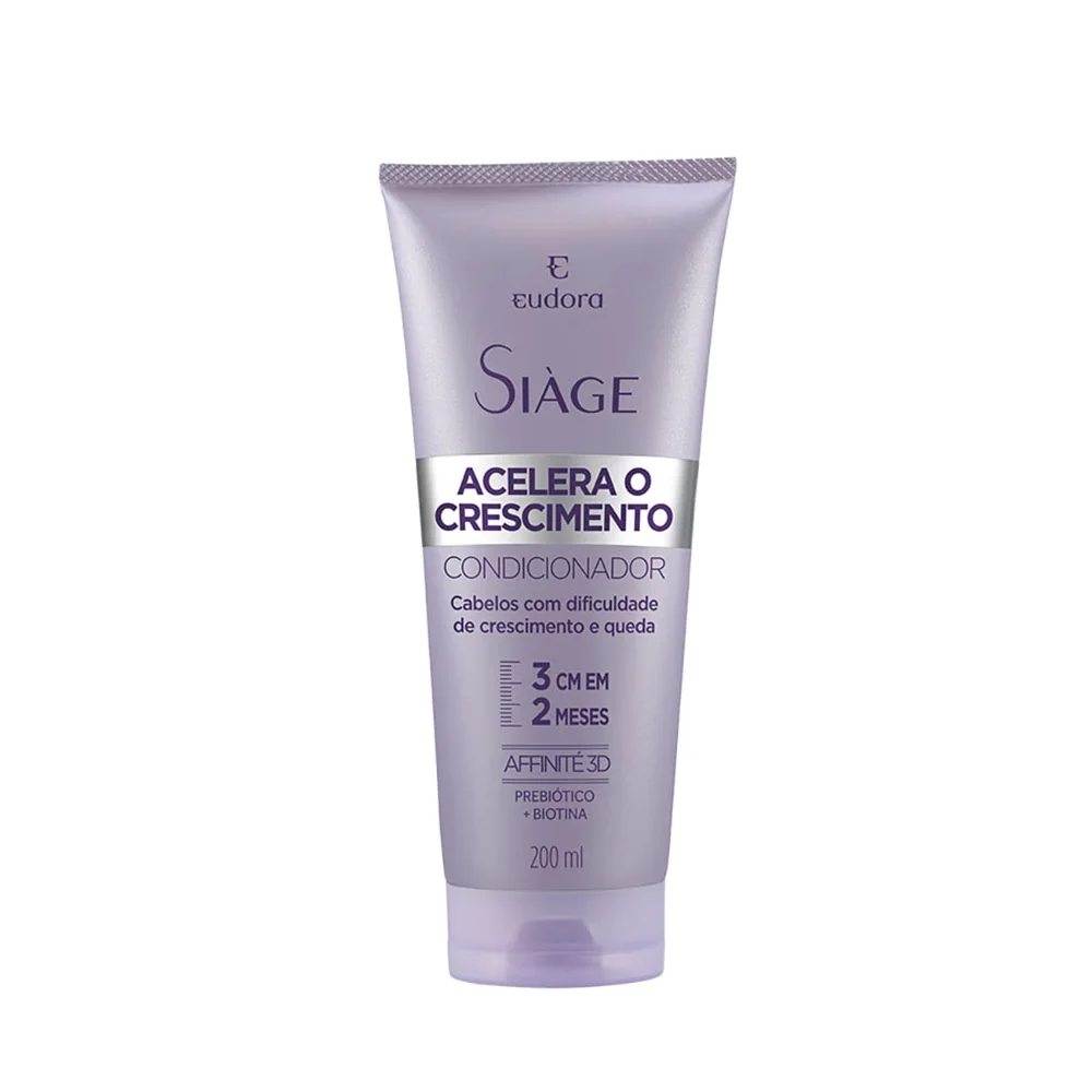 Condicionador Eudora Siàge Acelera o Crescimento 200ml