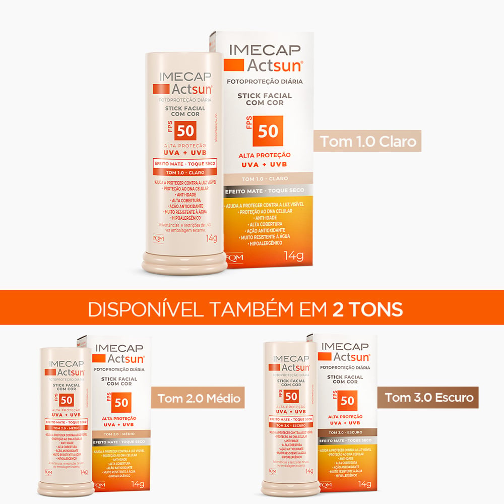 Actsun Bastão FPS 70 Claro