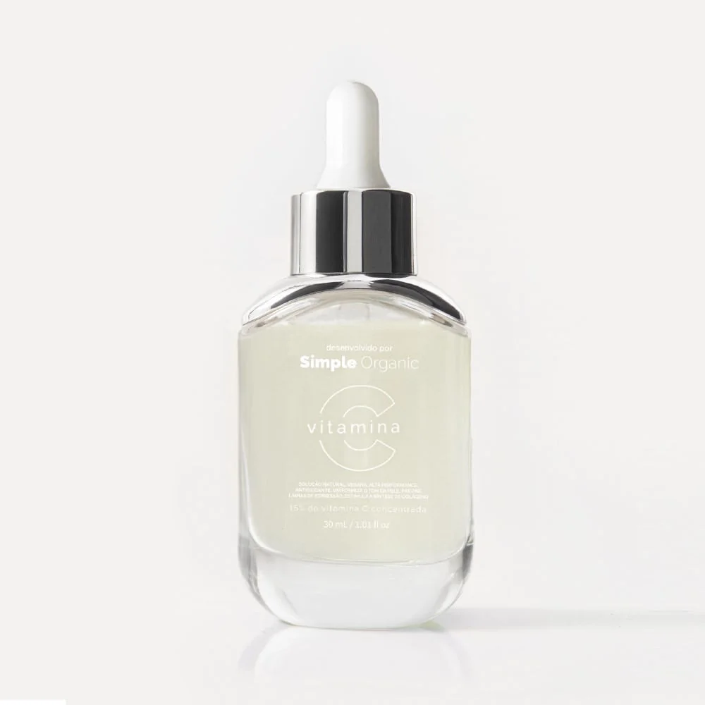 Solução Facial Simple Organic Vitamina C 15% 30ml