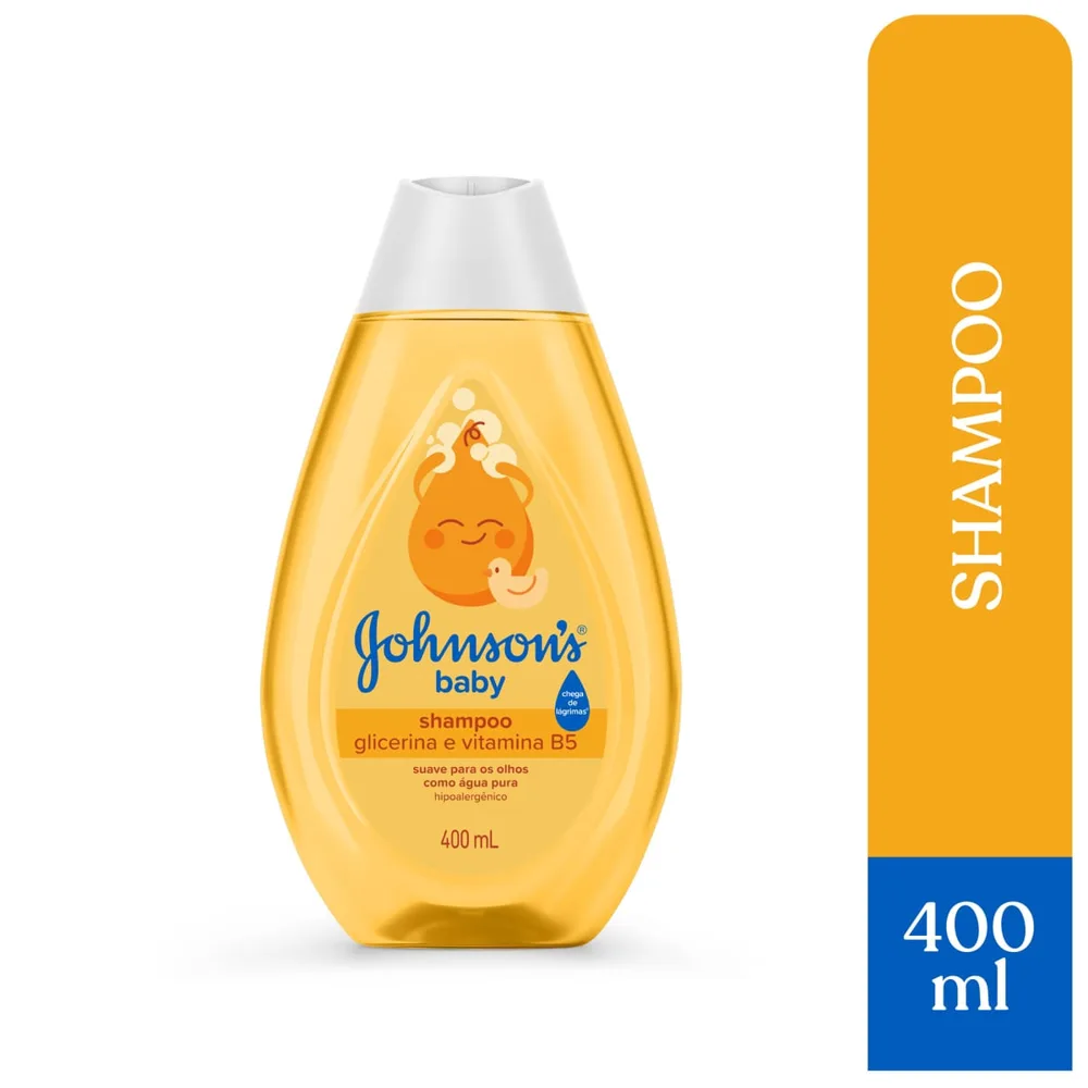 Shampoo Infantil Johnson's Baby Chega de Lágrimas Regular 400ml