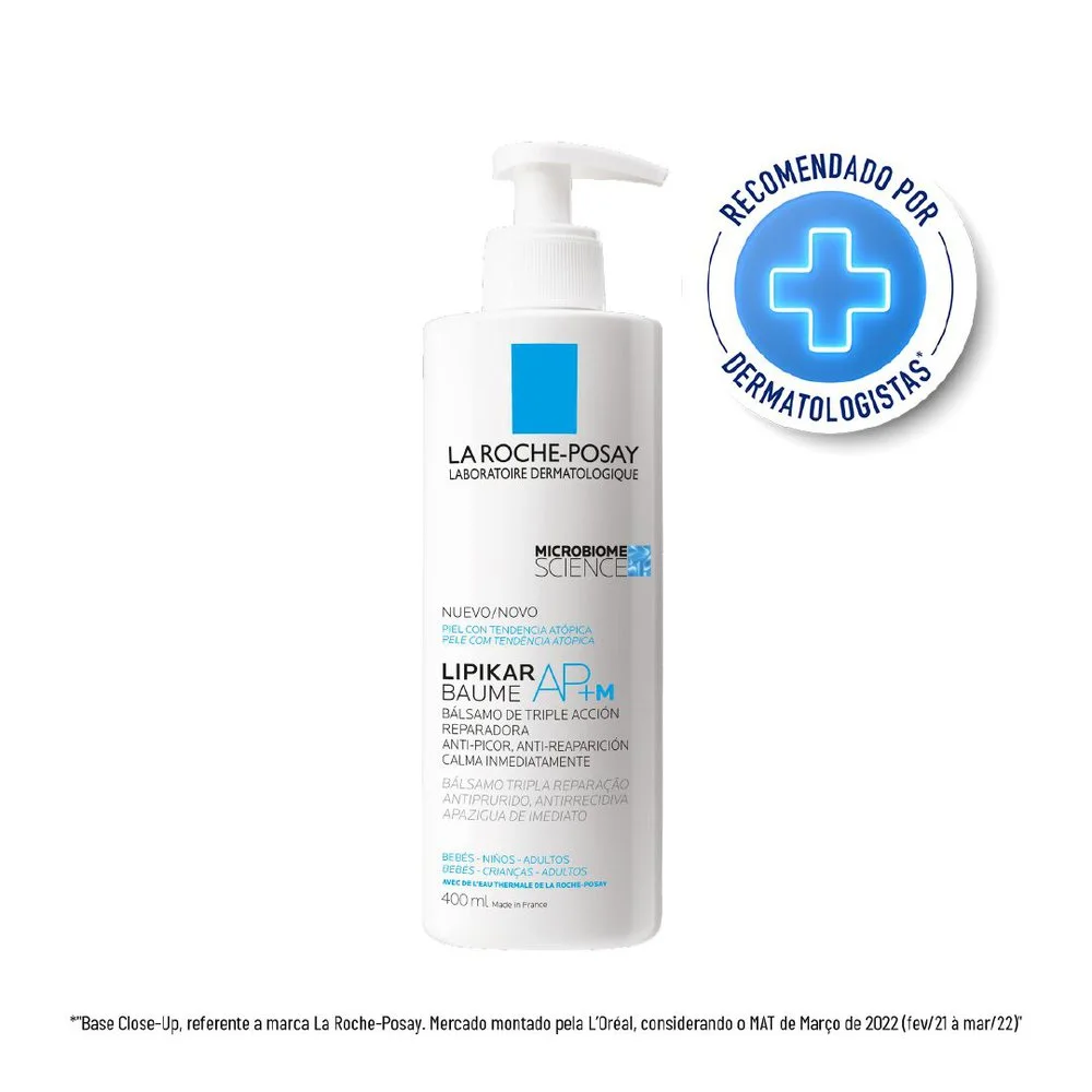 Creme Hidratante Lipikar Baume AP+M La Roche-Posay 400ml