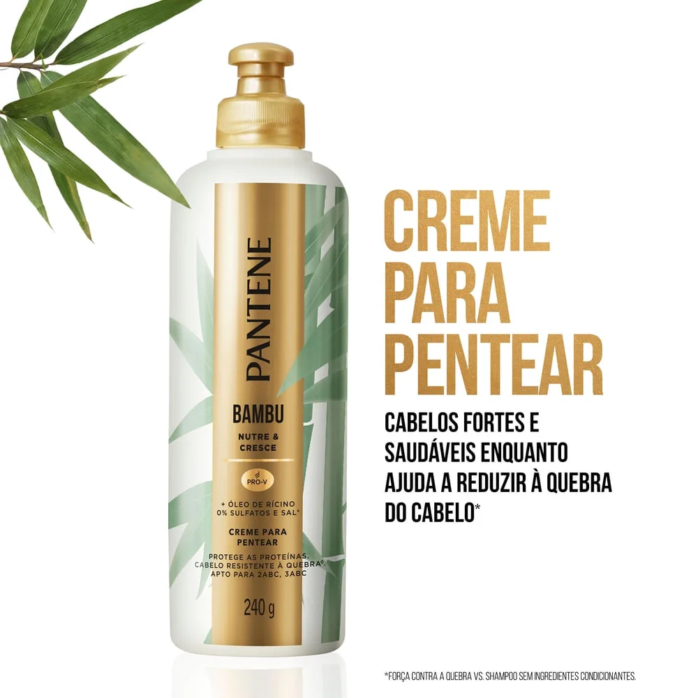 Creme de Pentear Pantene Pro-V Bambu Nutre & Cresce 240g