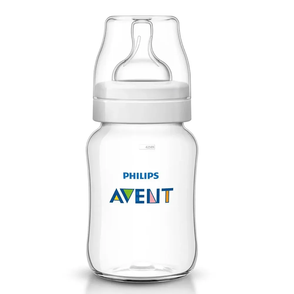 Mamadeira Philips Avent Classic+ +1 mês Anticólicas 260ml 1 Unidade