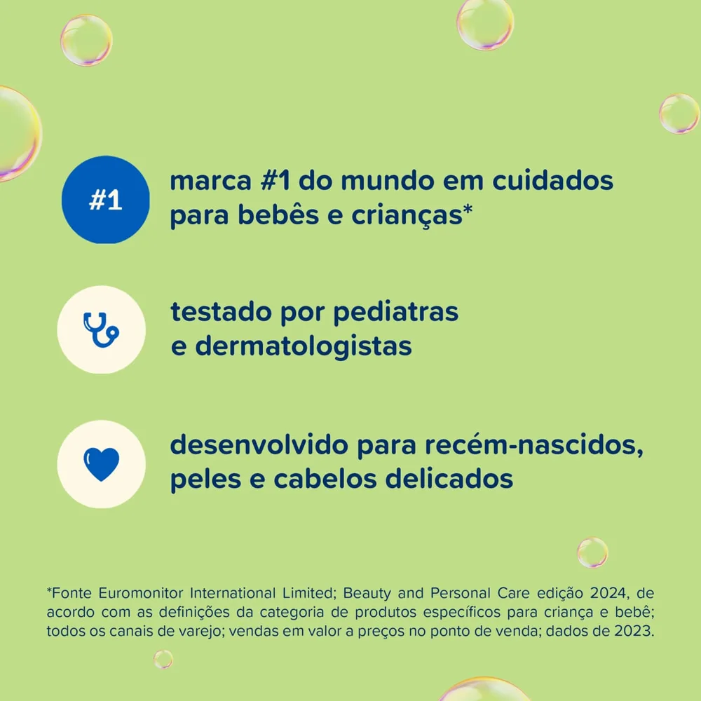 Condicionador Infantil Johnson's Baby Cabelos Claros Camomila 200ml