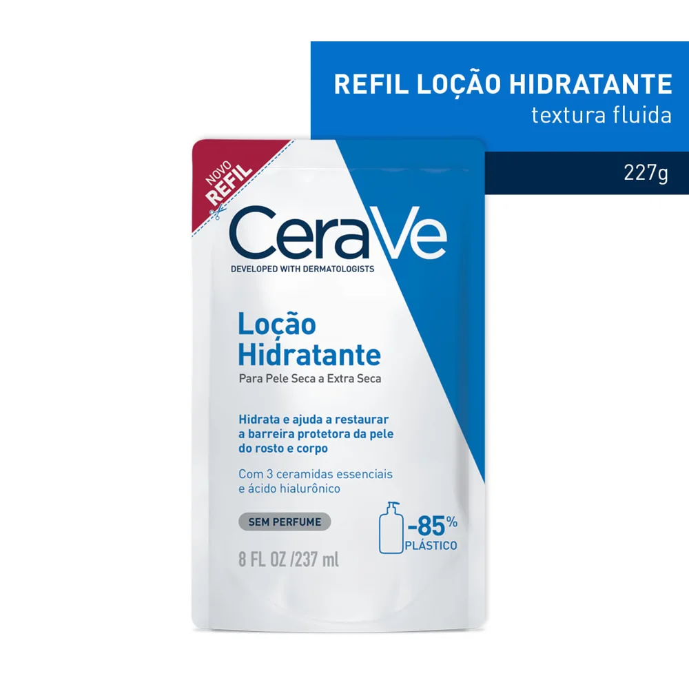 Loção Corporal CeraVe Hidratante com Ceramidas e Ácido Hialurônico 237ml