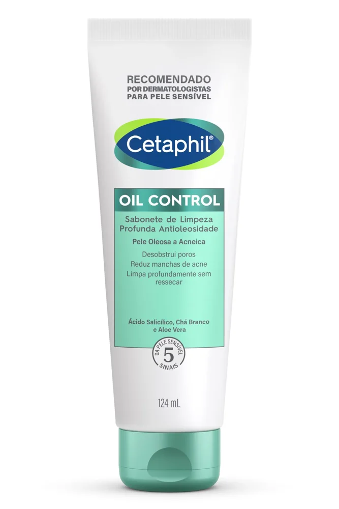 Sabonete Facial Cetaphil Oil Control Limpeza Profunda Anti Oleosidade 124ml