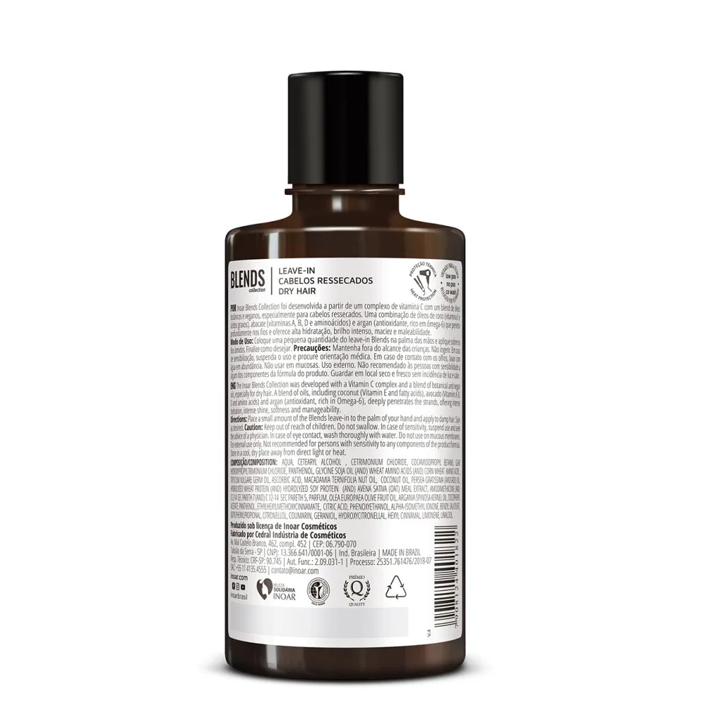 Leave-in Inoar Blends Rico em Vitamina C 300ml