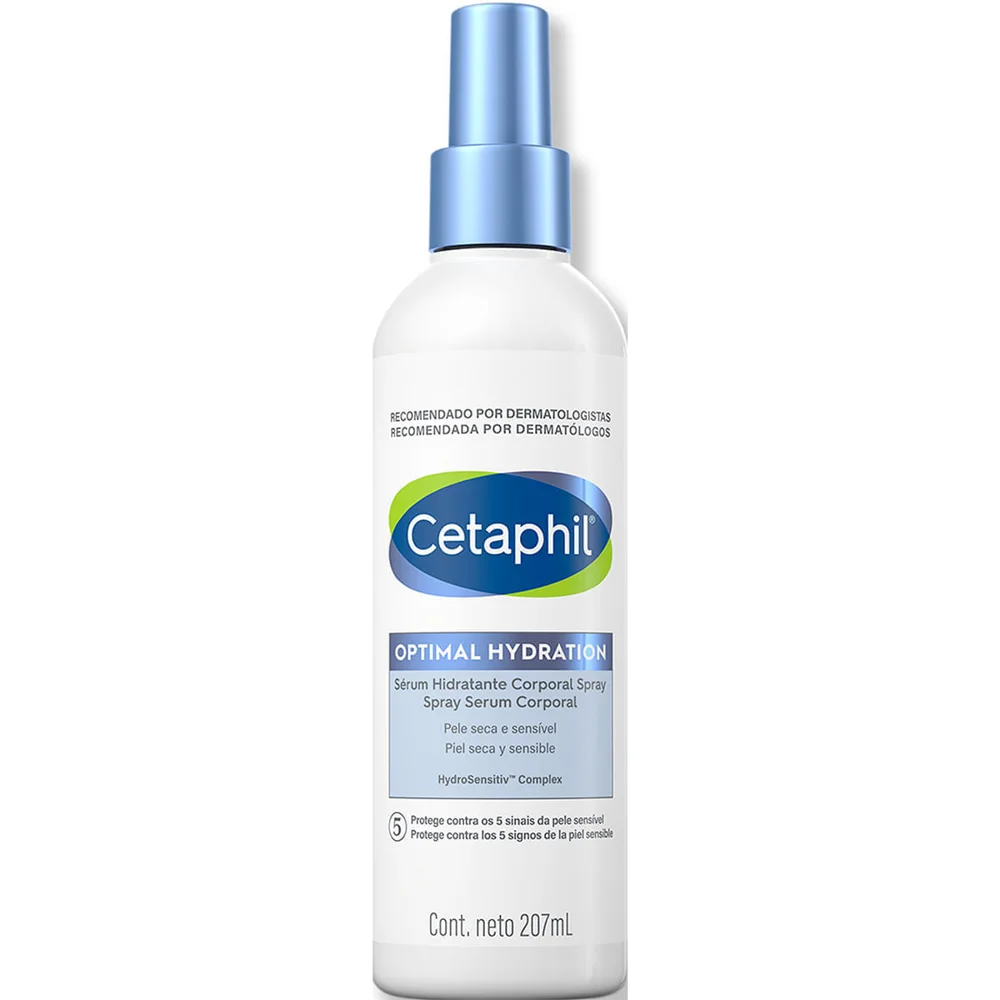 Sérum Corporal Cetaphil Optimal Hydration Hidratante Spray 207ml