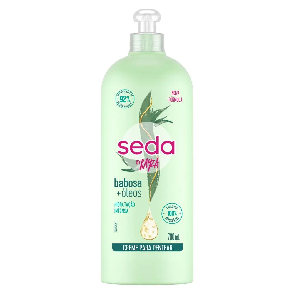 Creme de Pentear Seda By Rayza Babosa + Óleos 700ml
