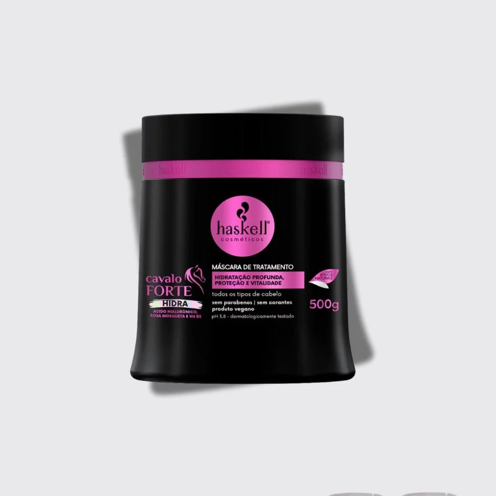 Máscara Haskell Cavalo Forte Hidra Hidratação Força 500 g