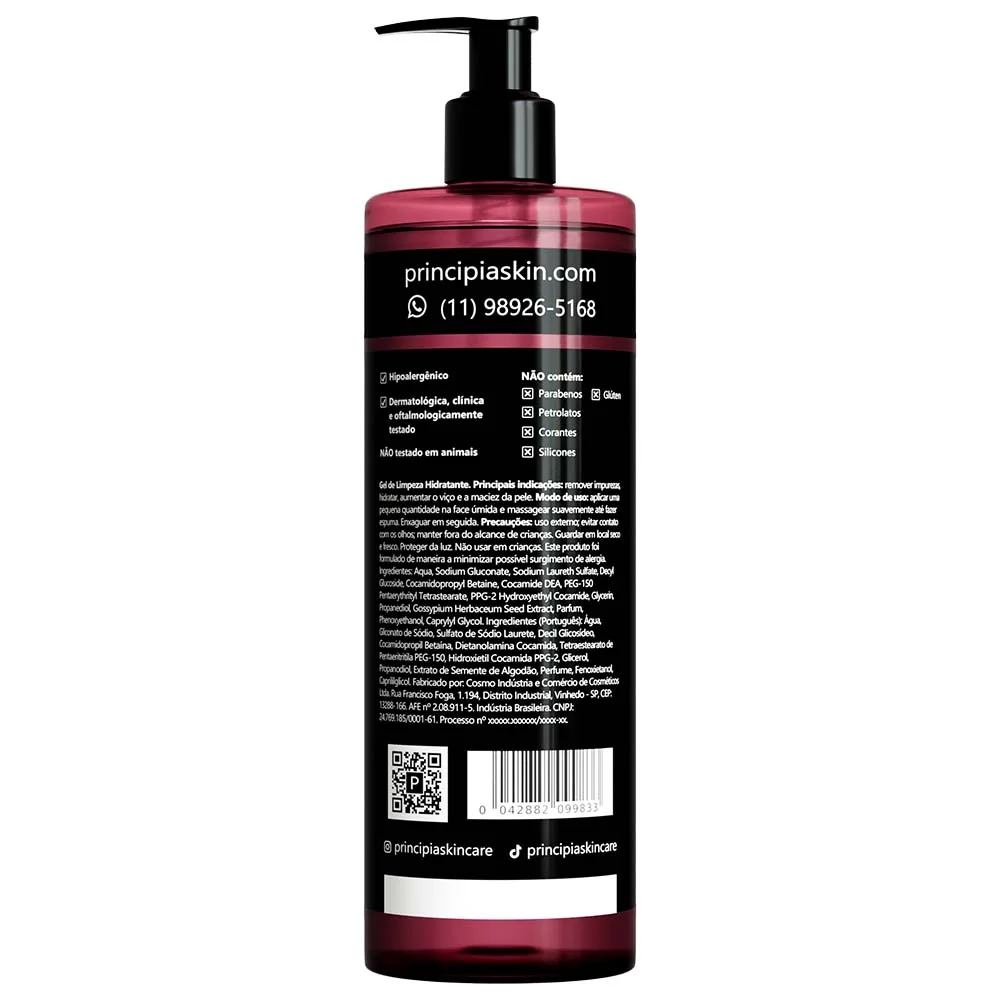 Gel De Limpeza Principia Peles Sensiveis E Secas gl-03 500ml