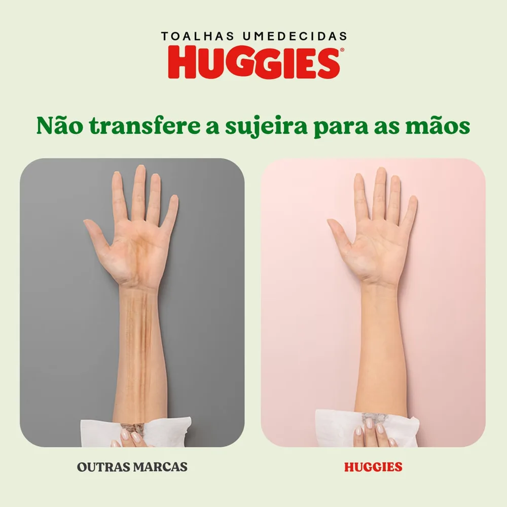 Lenços Umedecidos Huggies Max Clean Higiene Superior Limpam 2x Mais 96 Unidades