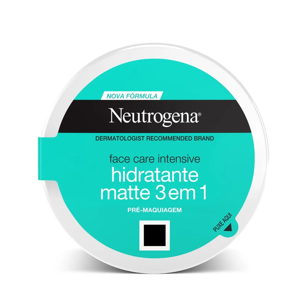 Creme Facial Neutrogena Face Care Intensive Matte 3 em 1 100g