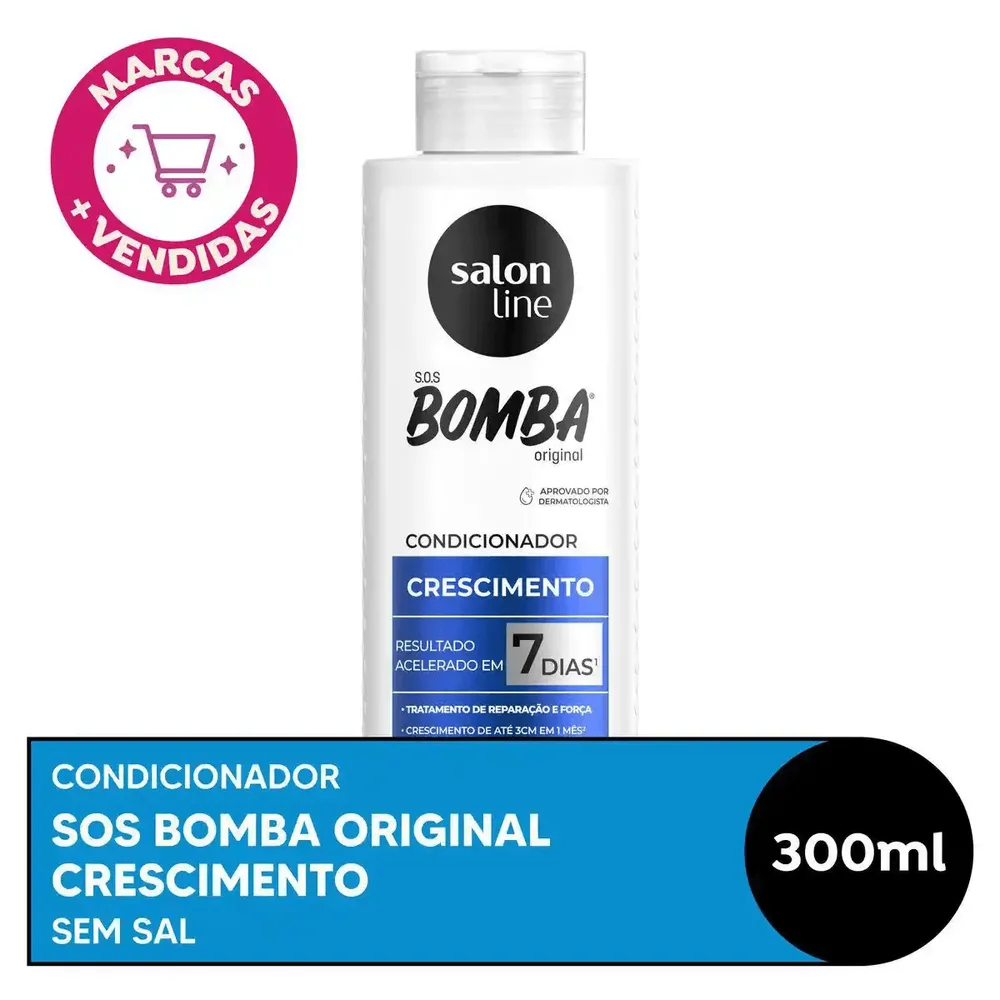 Condicionador Salon Line SOS Bomba Original 300ml