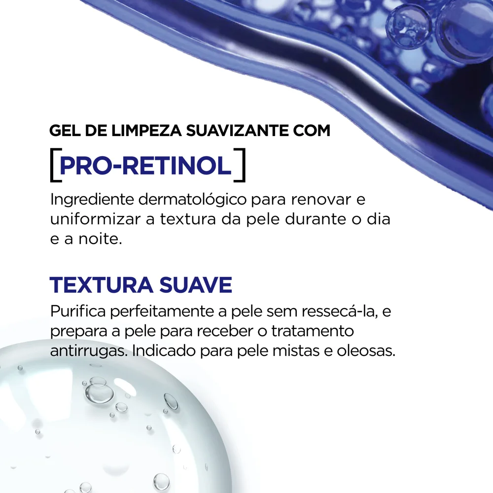 Gel de Limpeza Facial L'Oréal Paris Revitalift Suavizante com Pro-Retinol 150g