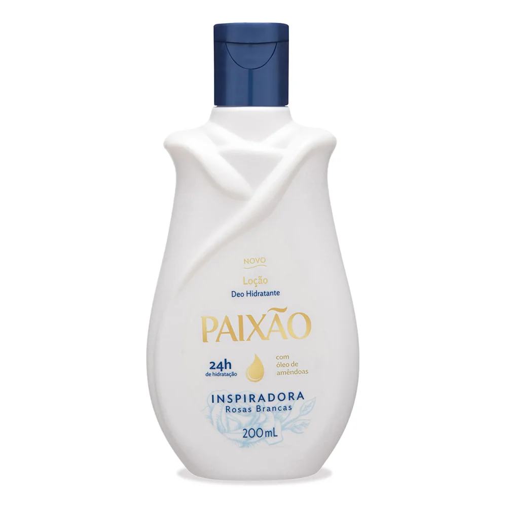 Loção Hidratante Paixão Inspiradora Rosas Brancas desodorante  200ml