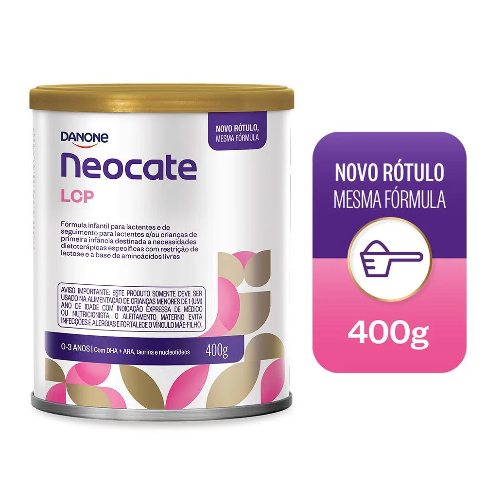 Fórmula Infantil Neocate LCP Hipoalergênica DHA ARA de 0 a 3 anos 400g