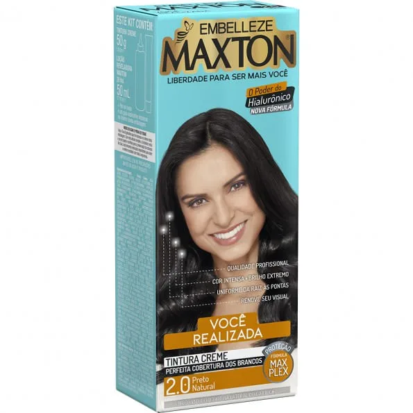 Tintura Maxton Preto Natural 2.0