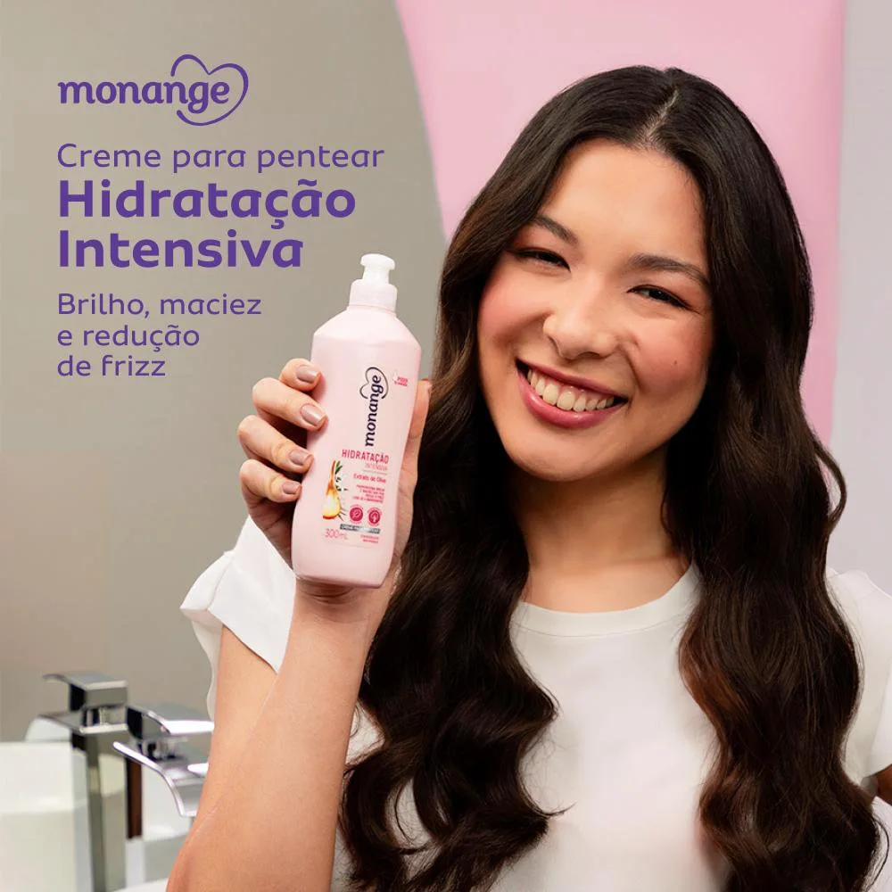 Creme para Pentear Monange Hidratação Intensiva 300ml