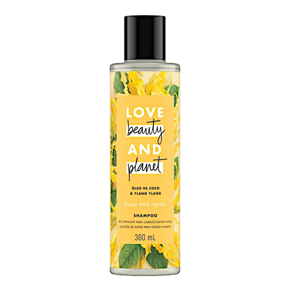 Shampoo Love Beauty & Planet Reparação Intensa Vegano 300ml