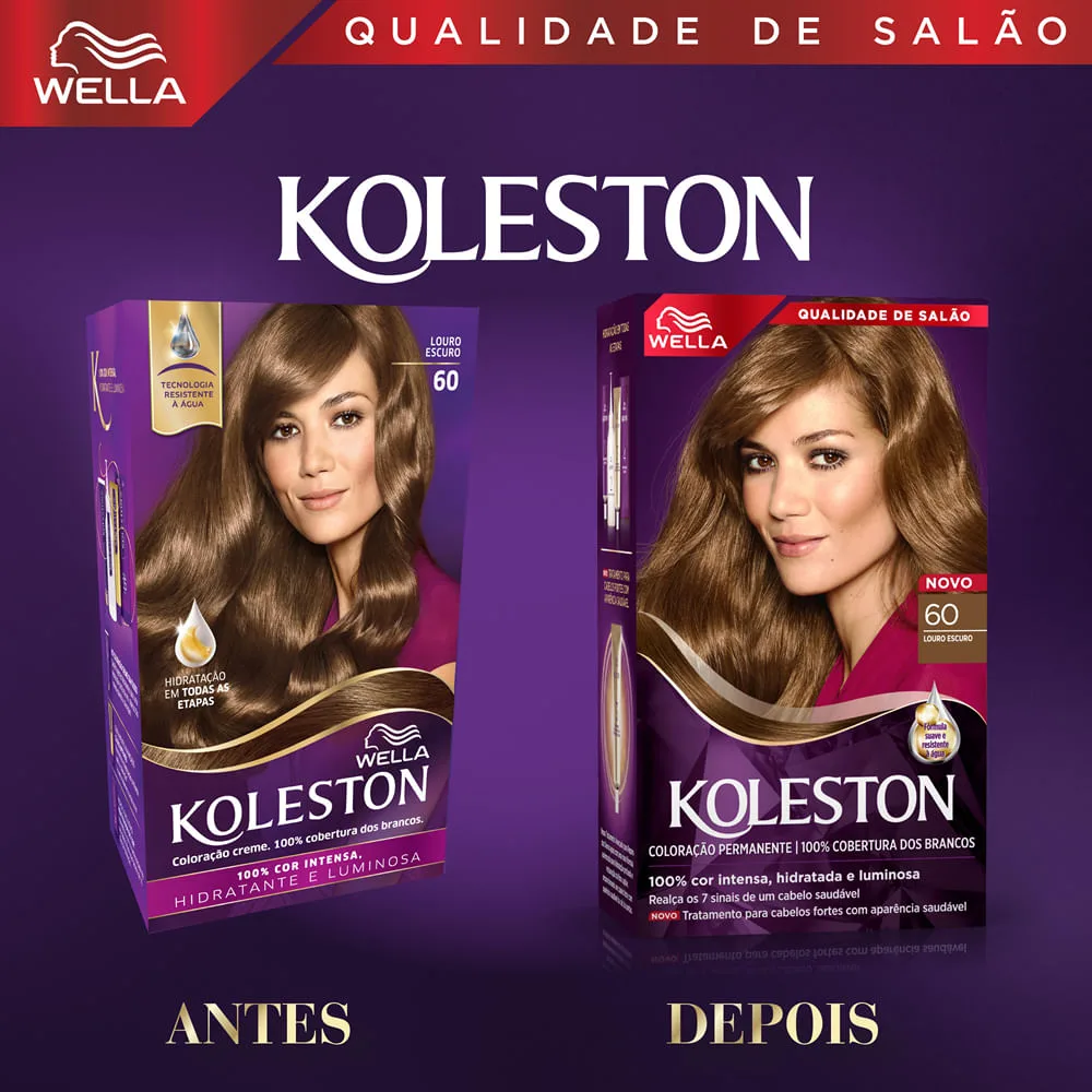 Tintura Koleston louro escuro 60