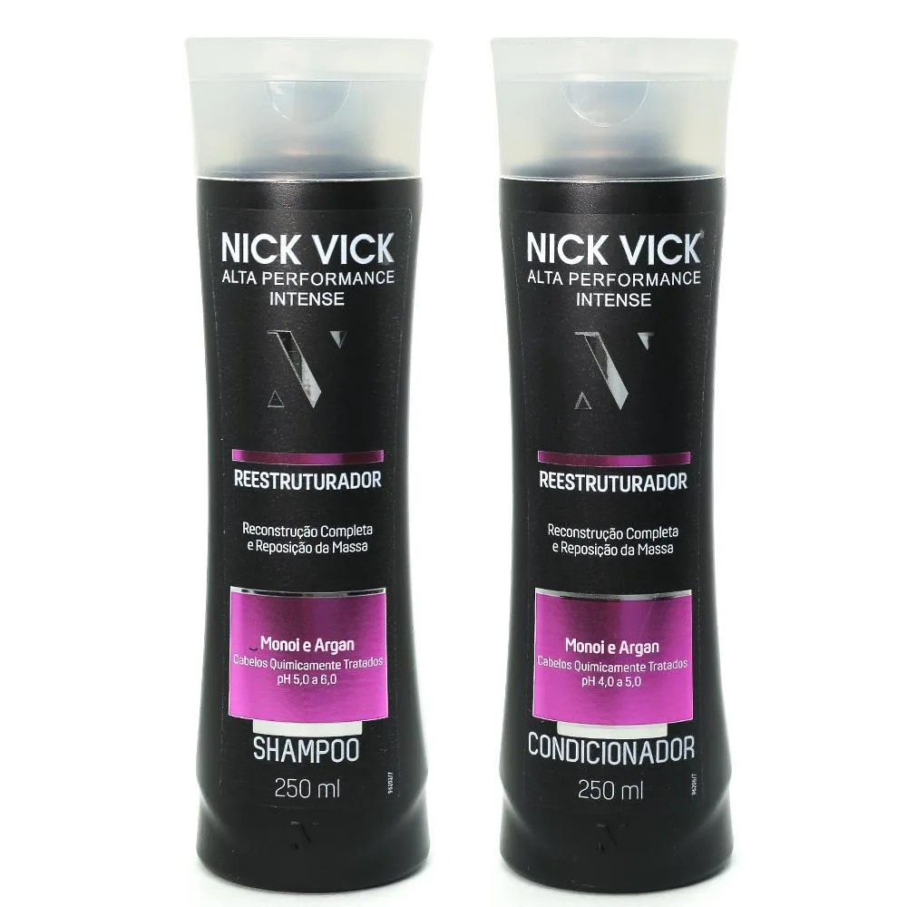 Kit Nick Vick Reestruturador - Shampoo - Condicionador